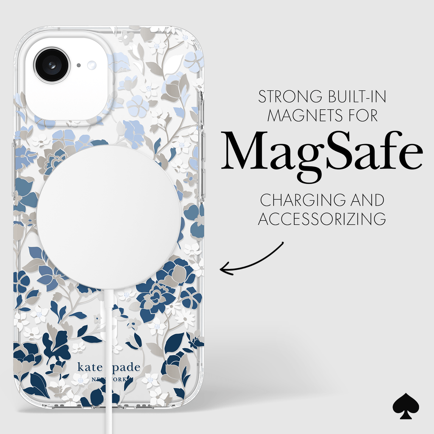 kate spade new york Flowerbed Blue MagSafe - iPhone 17e/ 16e