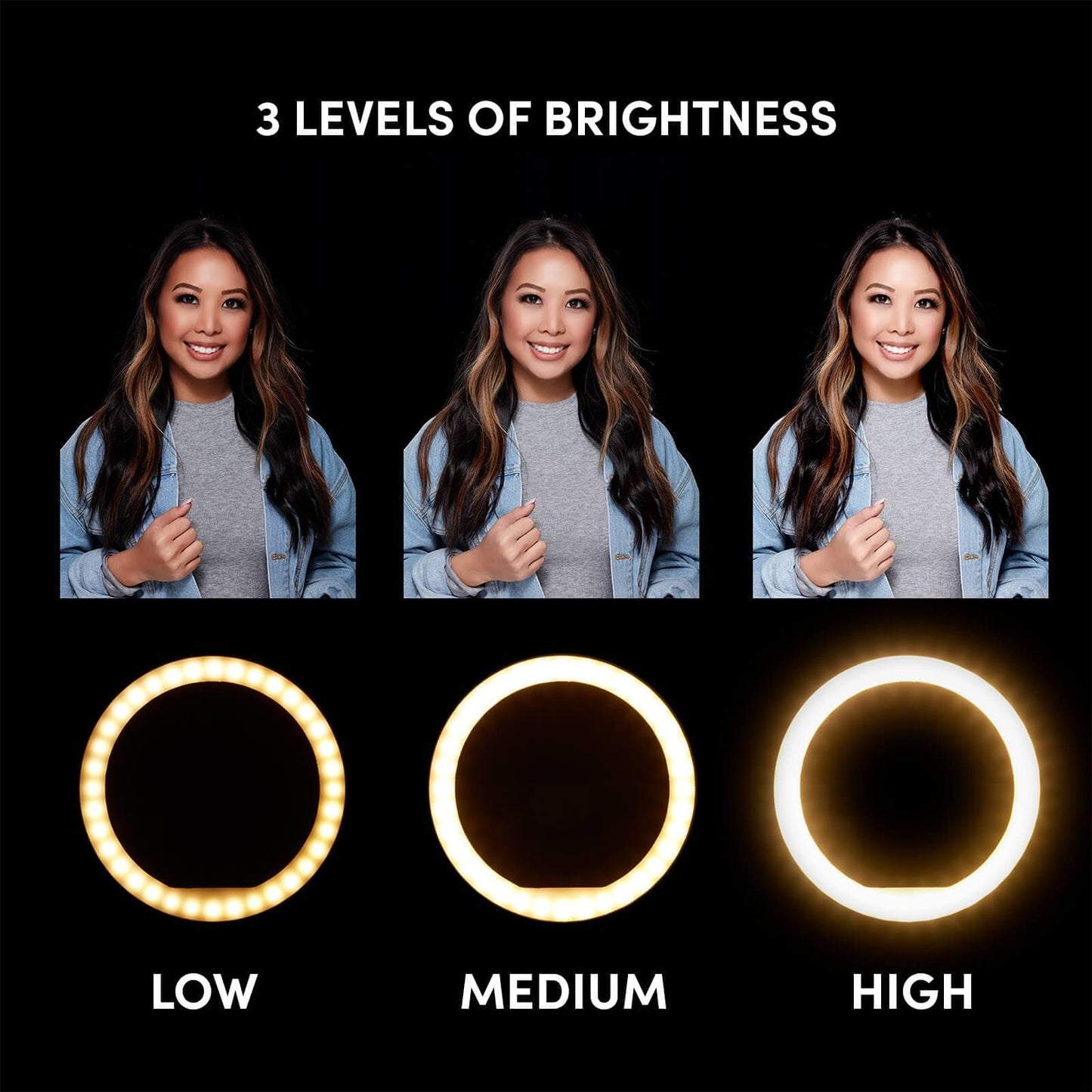 Clip Light (Black) - Ring Light