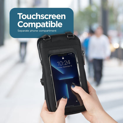 Phone Crossbody (Black) - Phone Pouch