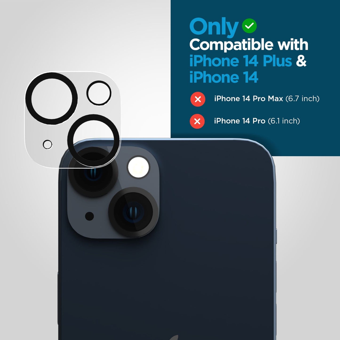 Glass Camera Lens Protector - iPhone 14 / 14 Plus