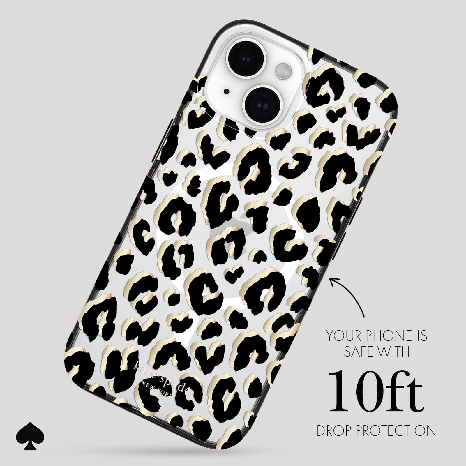 kate spade new york City Leopard MagSafe - iPhone 15 / 14 / 13