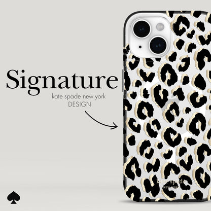 kate spade new york City Leopard MagSafe - iPhone 15 Plus