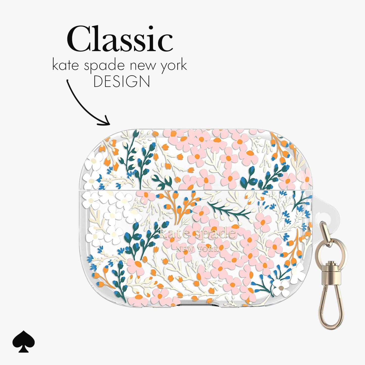 kate spade new york Multi Floral Rose - AirPods Pro 1 & 2