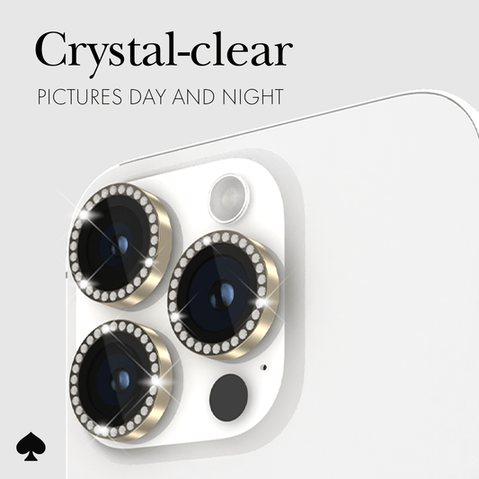 kate spade new york Camera Lens Protector Set in Stone Gold - iPhone 14 Pro / Pro Max