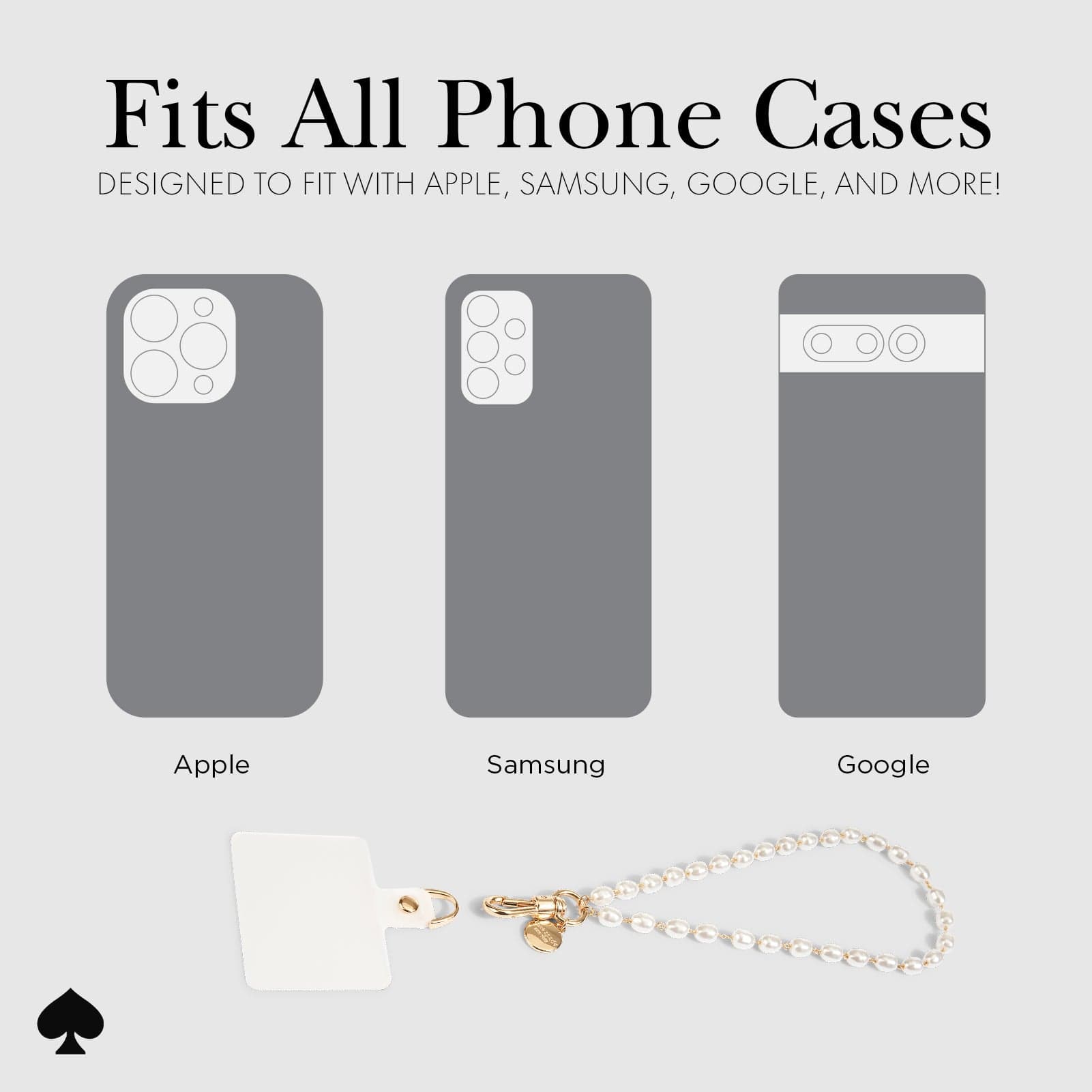 kate spade new york Sea Pearl Phone Charm
