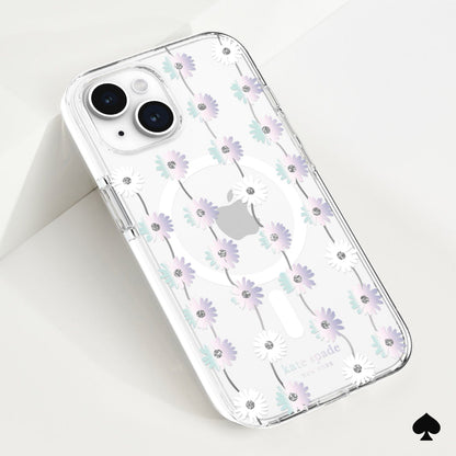 kate spade new york Tough Daisy Chain Iridescent MagSafe - iPhone 15 Plus