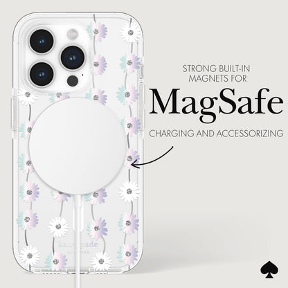 kate spade new york Tough Daisy Chain Iridescent MagSafe - iPhone 15 Pro