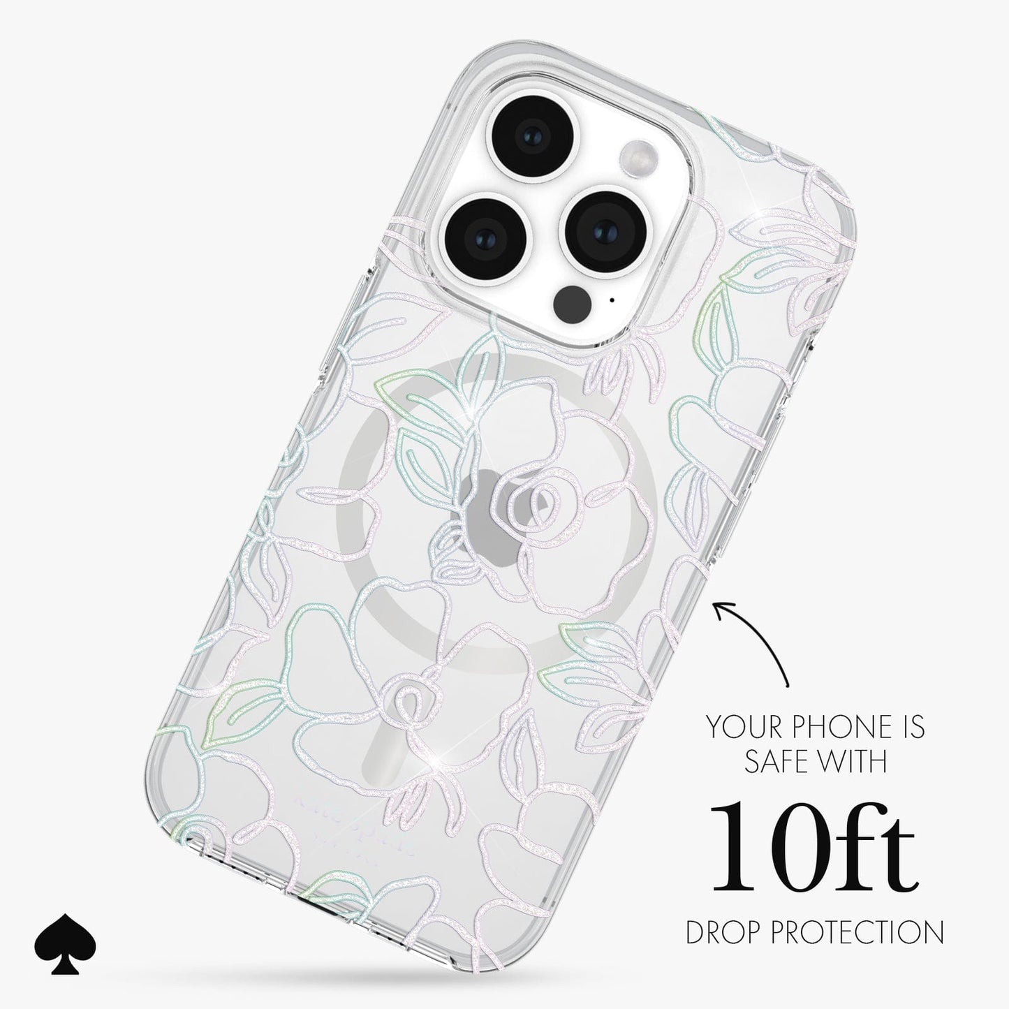 kate spade new york Modern Floral MagSafe - iPhone 15 Pro