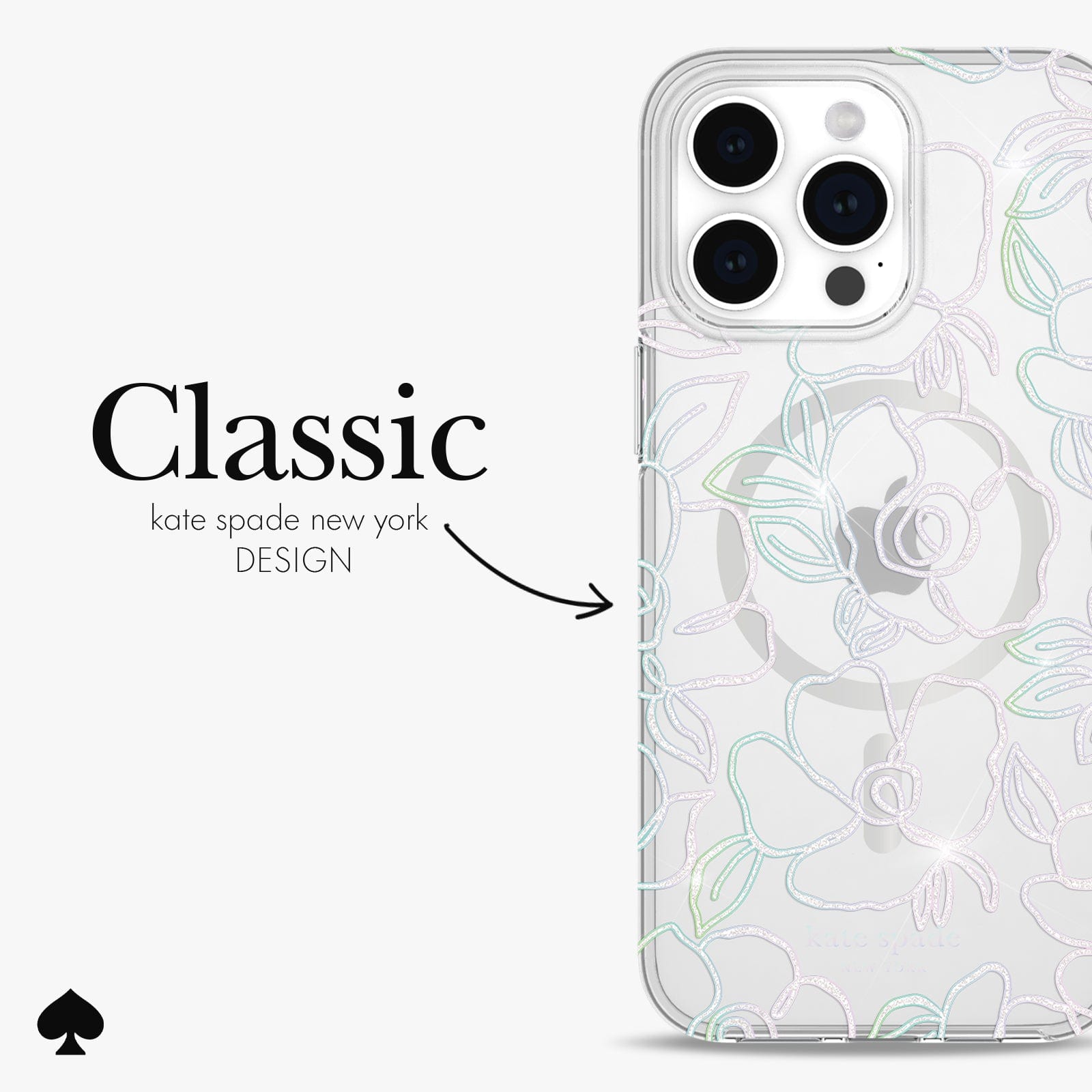 kate spade new york Modern Floral MagSafe - iPhone 15 Pro Max
