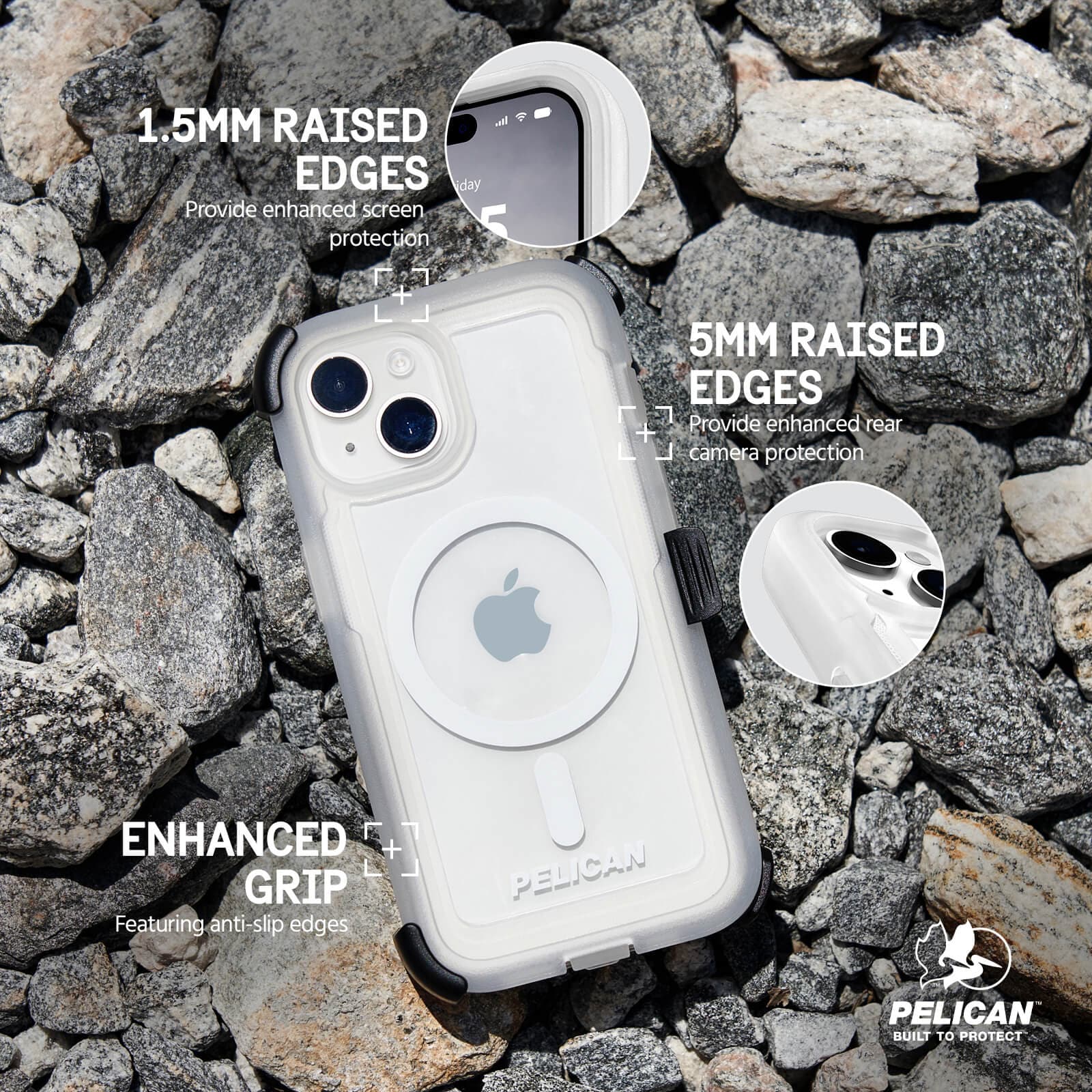 Pelican Voyager Clear MagSafe - iPhone 15 Plus