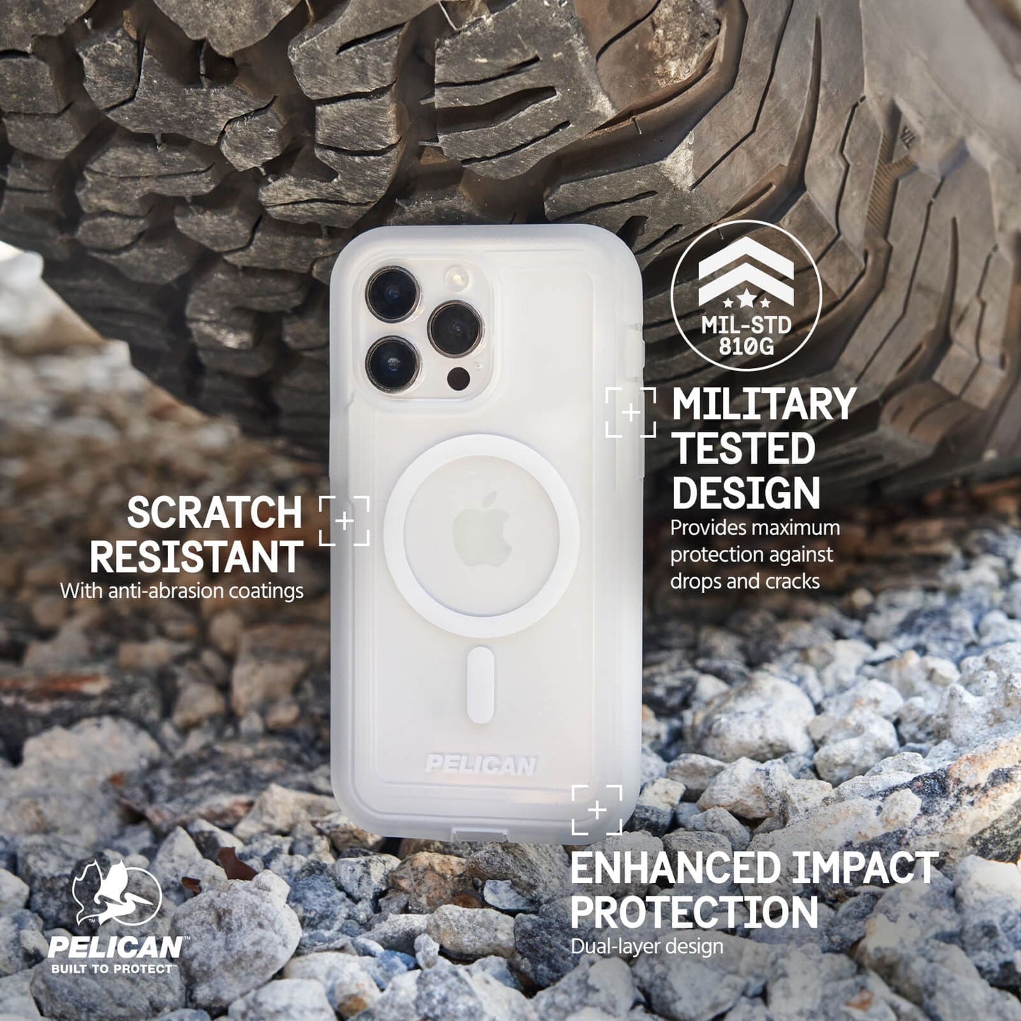 Pelican Voyager Clear MagSafe - iPhone 15 Pro
