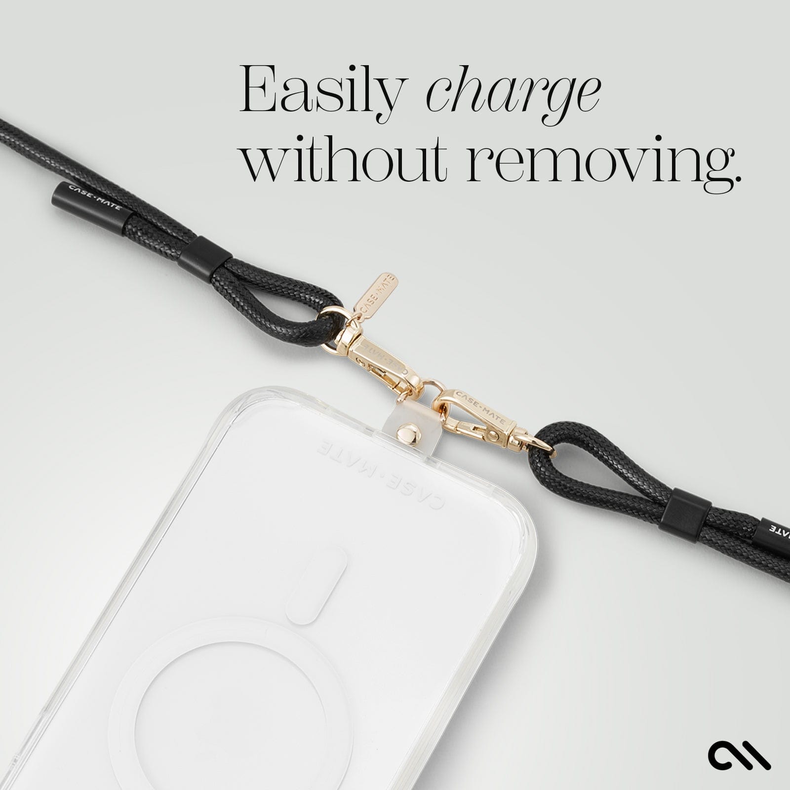 Black Rope Phone Crossbody