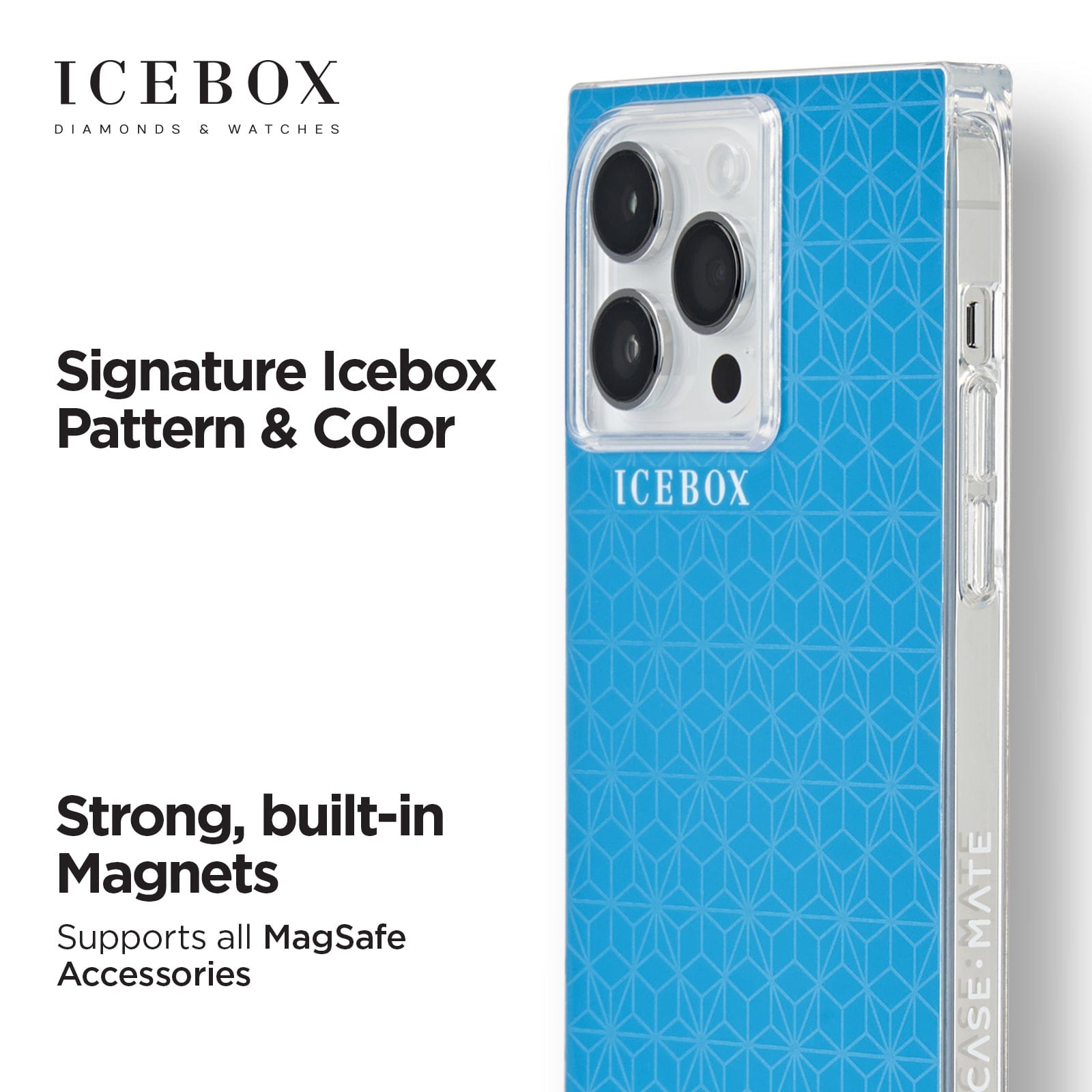 Icebox Facet Blue Gold (MagSafe) - iPhone 14 Pro