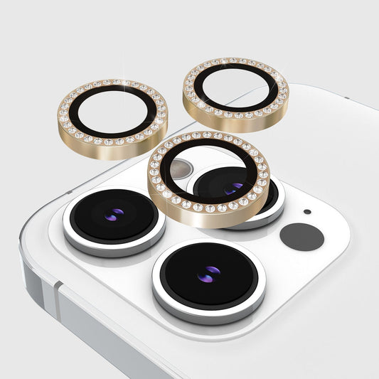 kate spade new york Camera Lens Protector Set in Stone Gold - iPhone 15 Pro / Pro Max