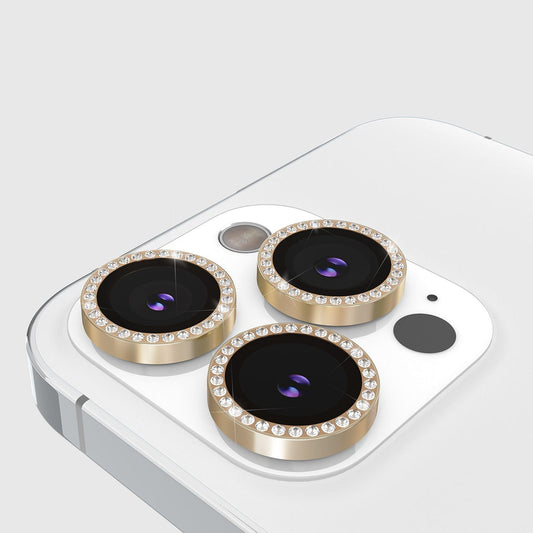 kate spade new york Camera Lens Protector Set in Stone Gold - iPhone 15 Pro / Pro Max