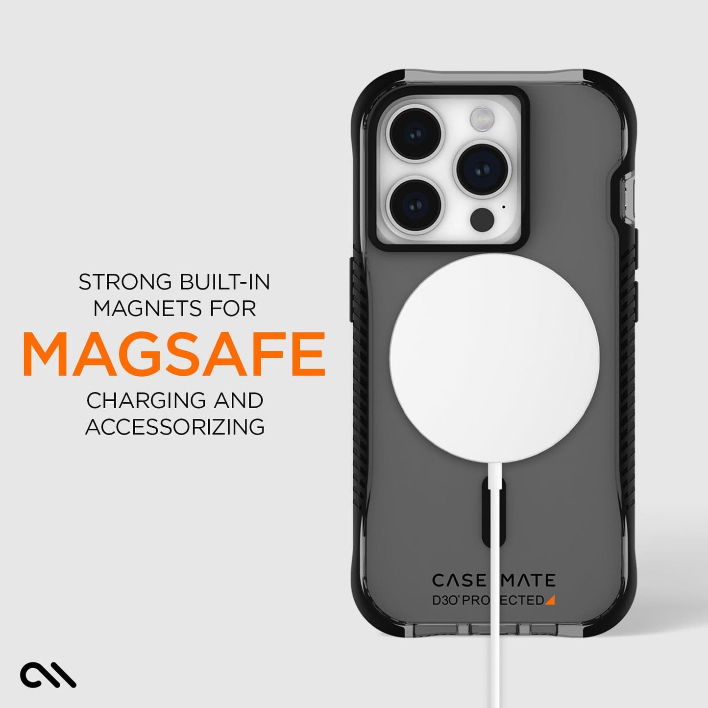 Tough Grip D3O® Black MagSafe - iPhone 15 Pro