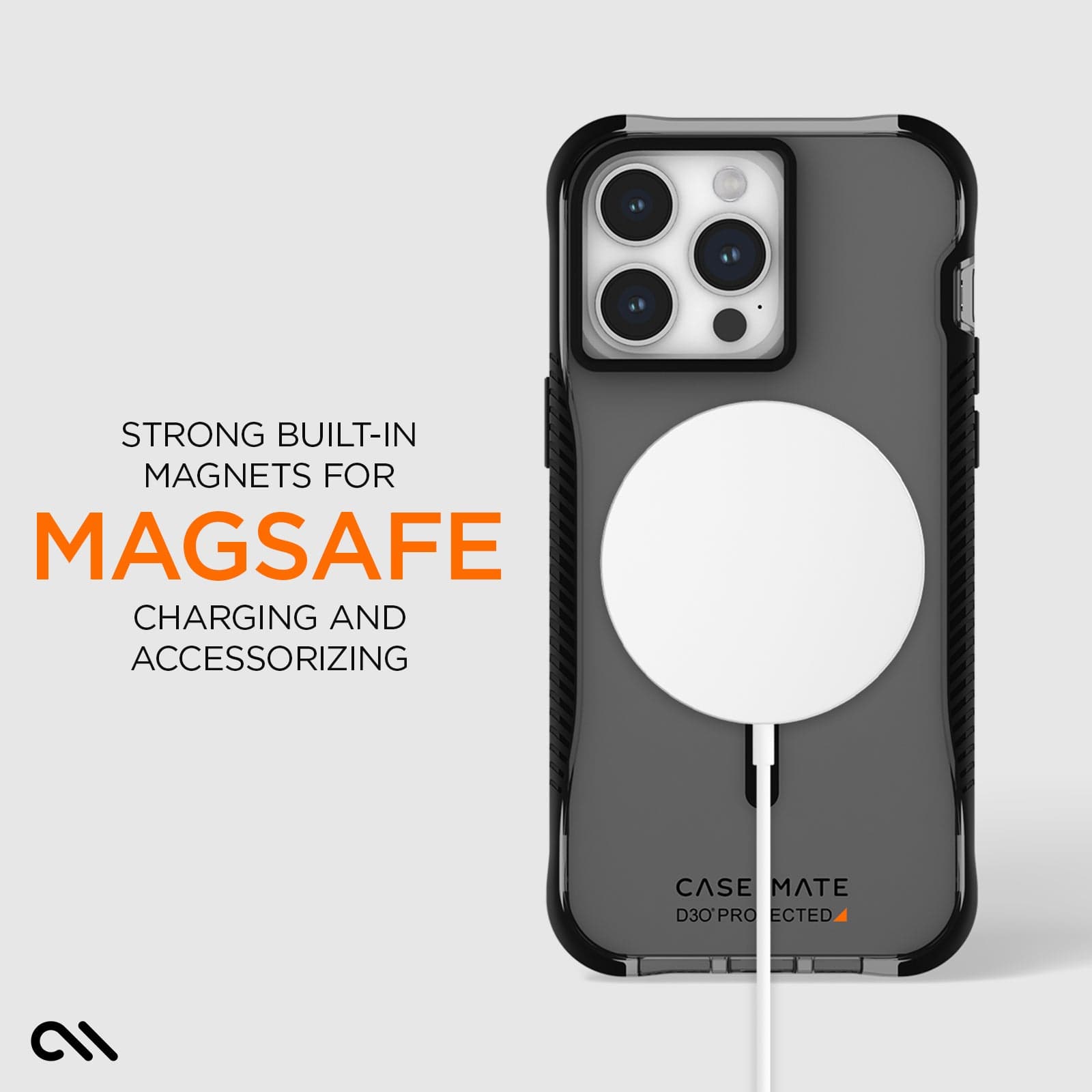 Tough Grip D3O® Black MagSafe - iPhone 15 Pro Max