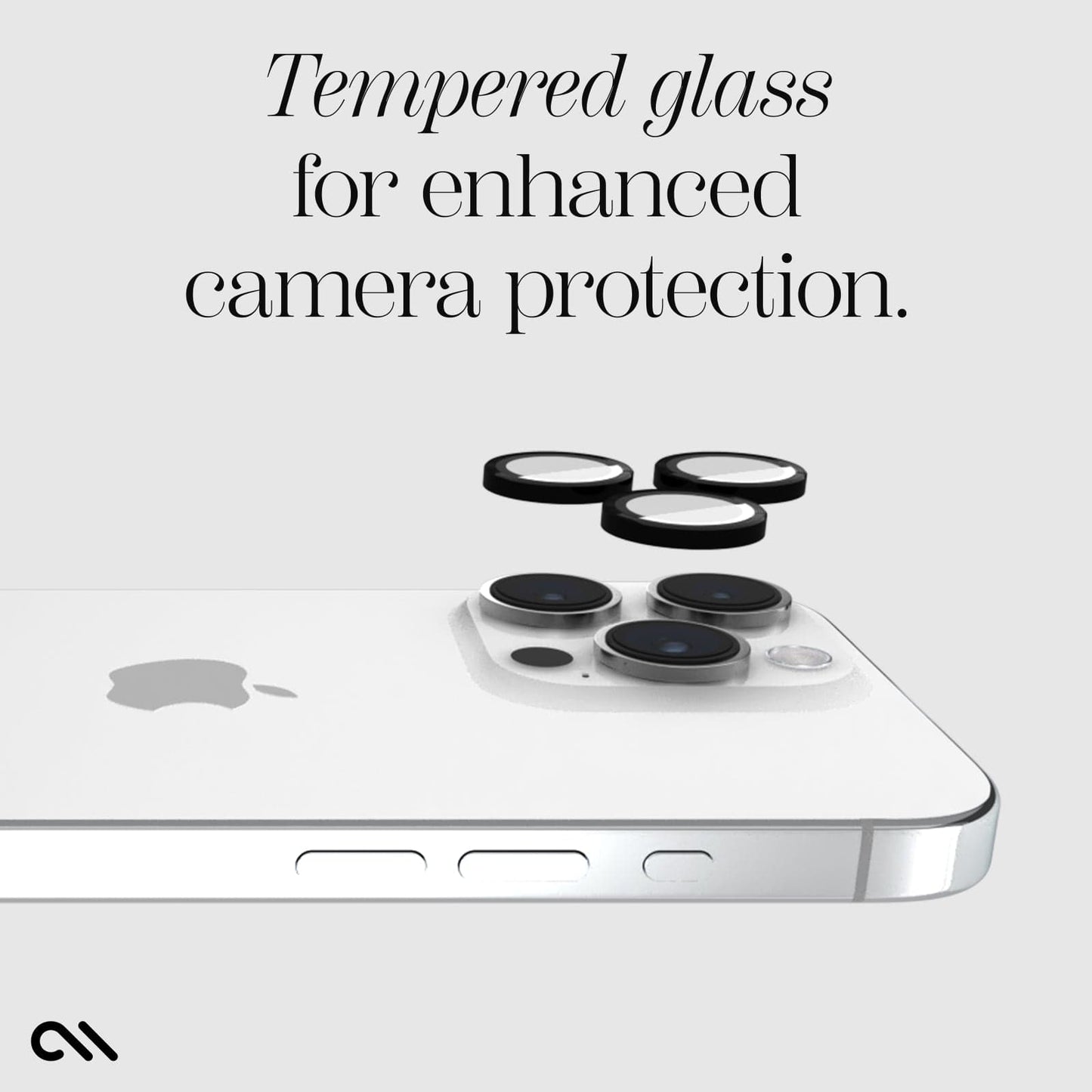 Camera Lens Protector Black - iPhone 15 Pro / 15 Pro Max