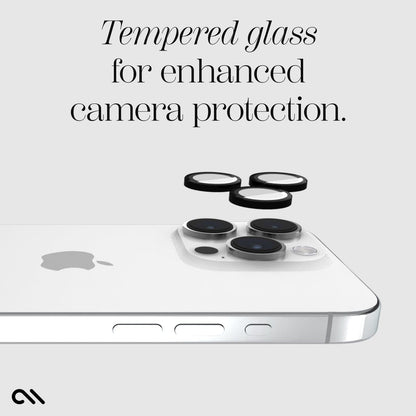Camera Lens Protector Black - iPhone 15 Pro / 15 Pro Max
