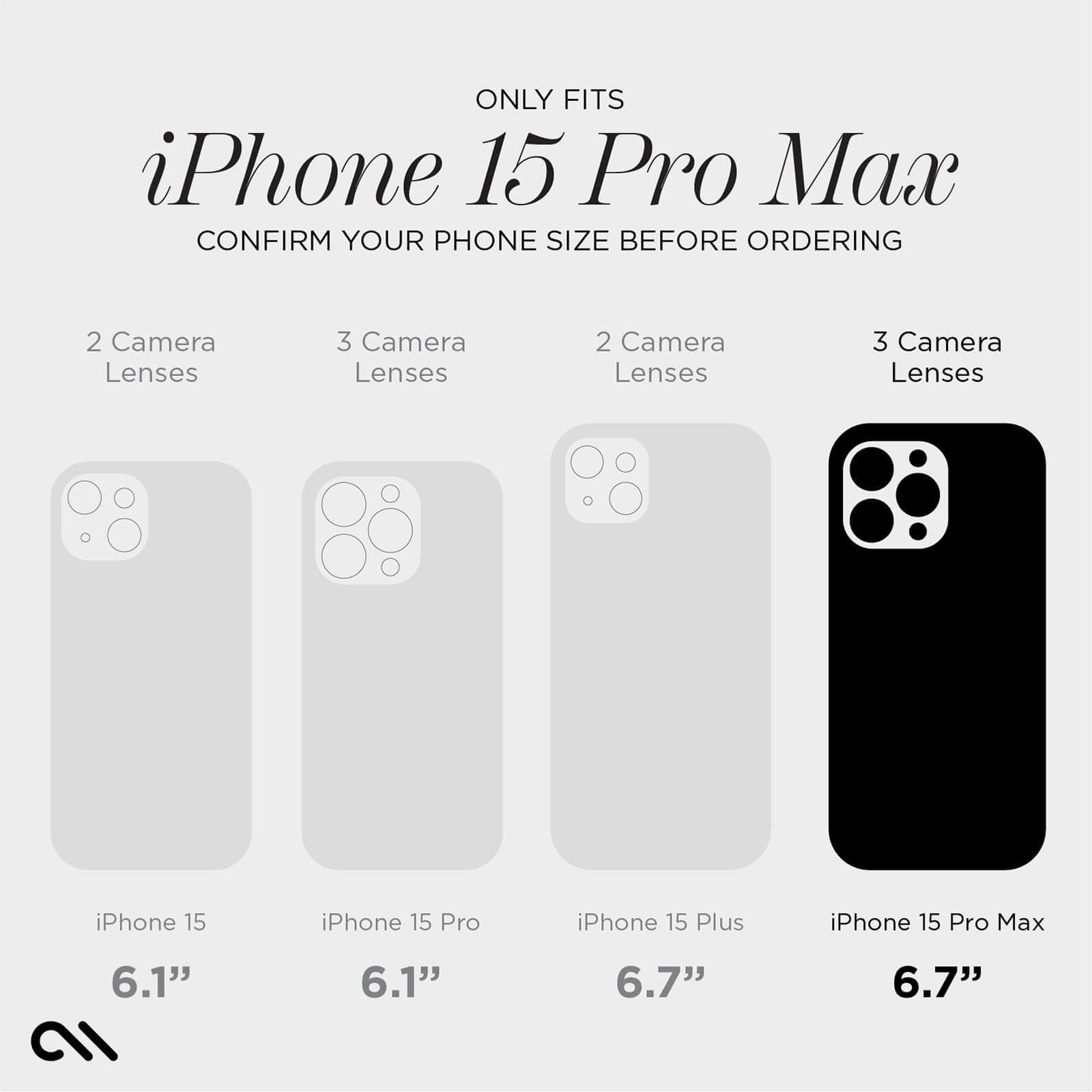 Tough Duo Black - iPhone 15 Pro Max