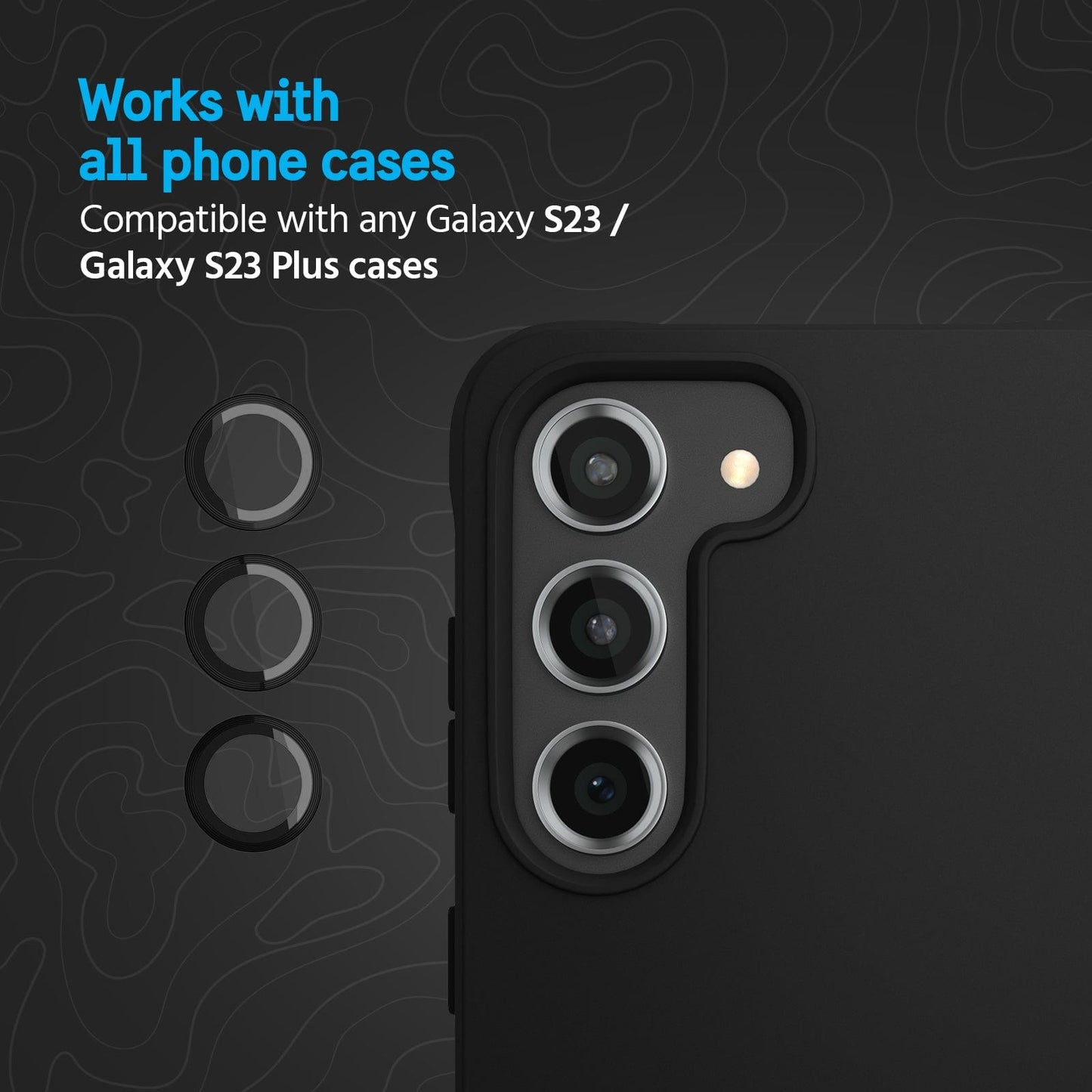 Pelican Camera Lens Protectors - Galaxy S23 / S23+