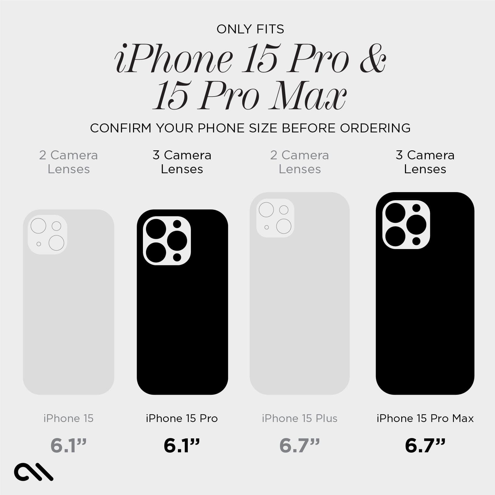 Glass Camera Lens Protector - iPhone 15 Pro / 15 Pro Max
