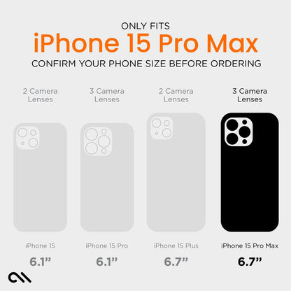 Tough D3O® Clear - iPhone 15 Pro Max