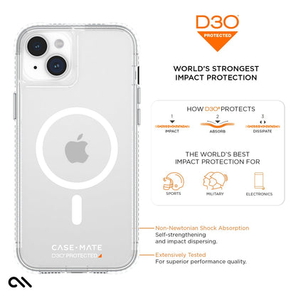 Tough D3O® Clear MagSafe - iPhone 15 Plus