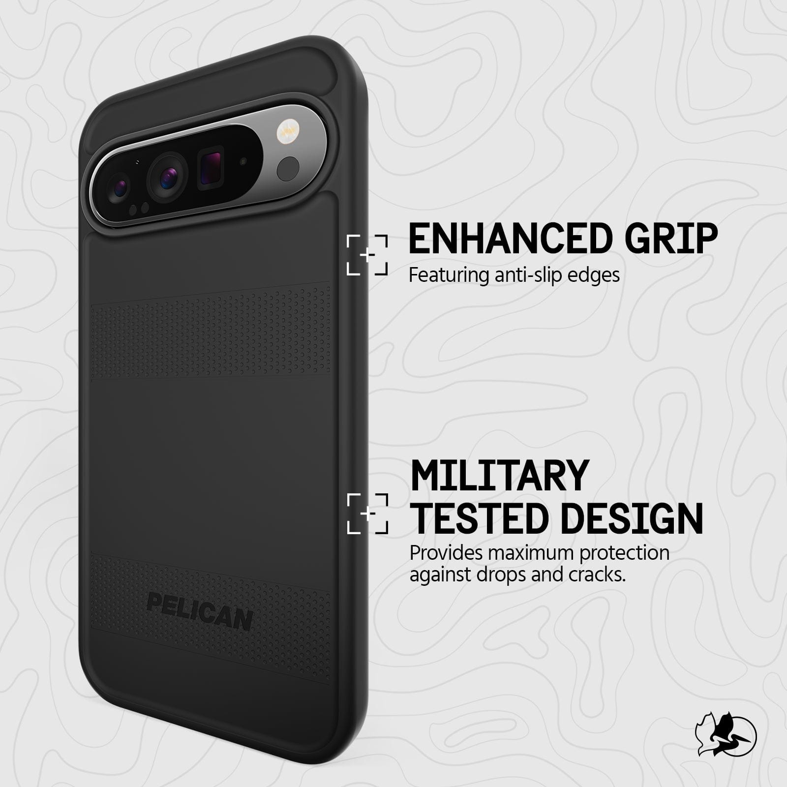 Pelican Protector (Black) - Pixel 9 Pro XL