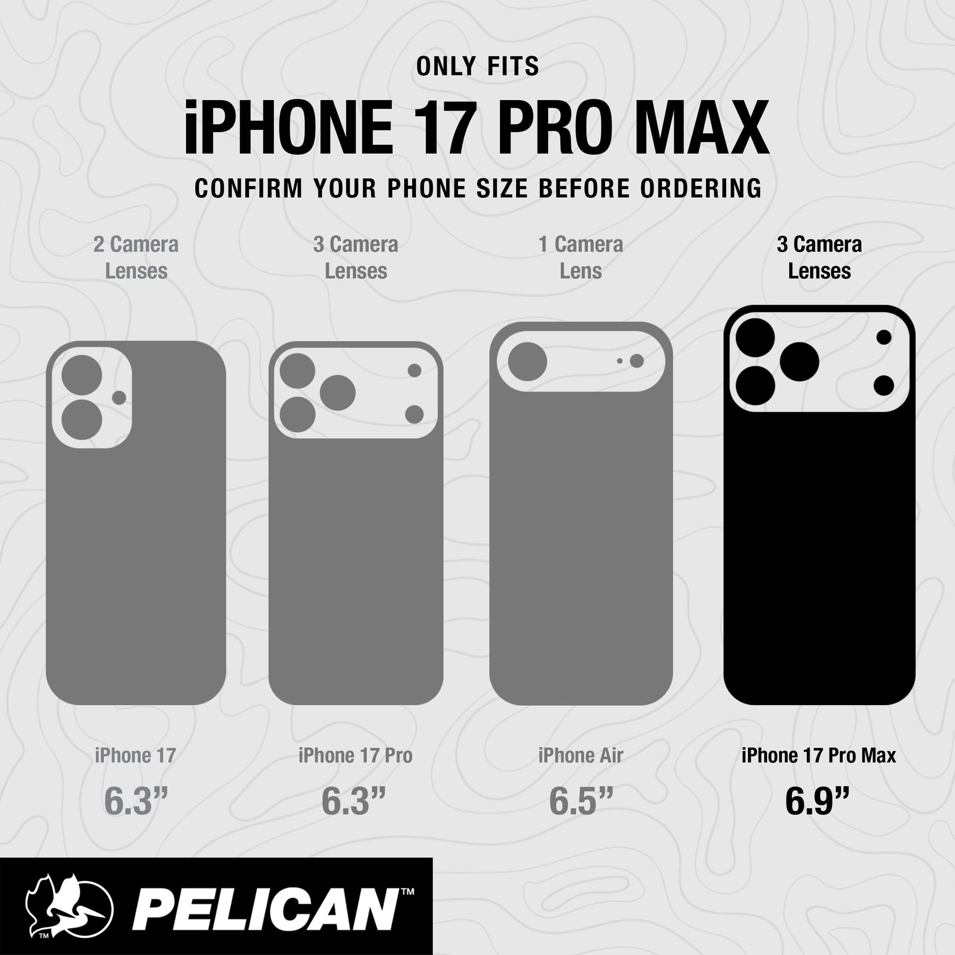 Pelican Protector Black MagSafe - iPhone 17 Pro Max