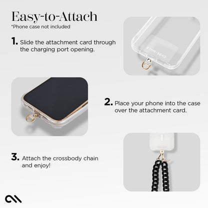 Black Chain Phone Crossbody