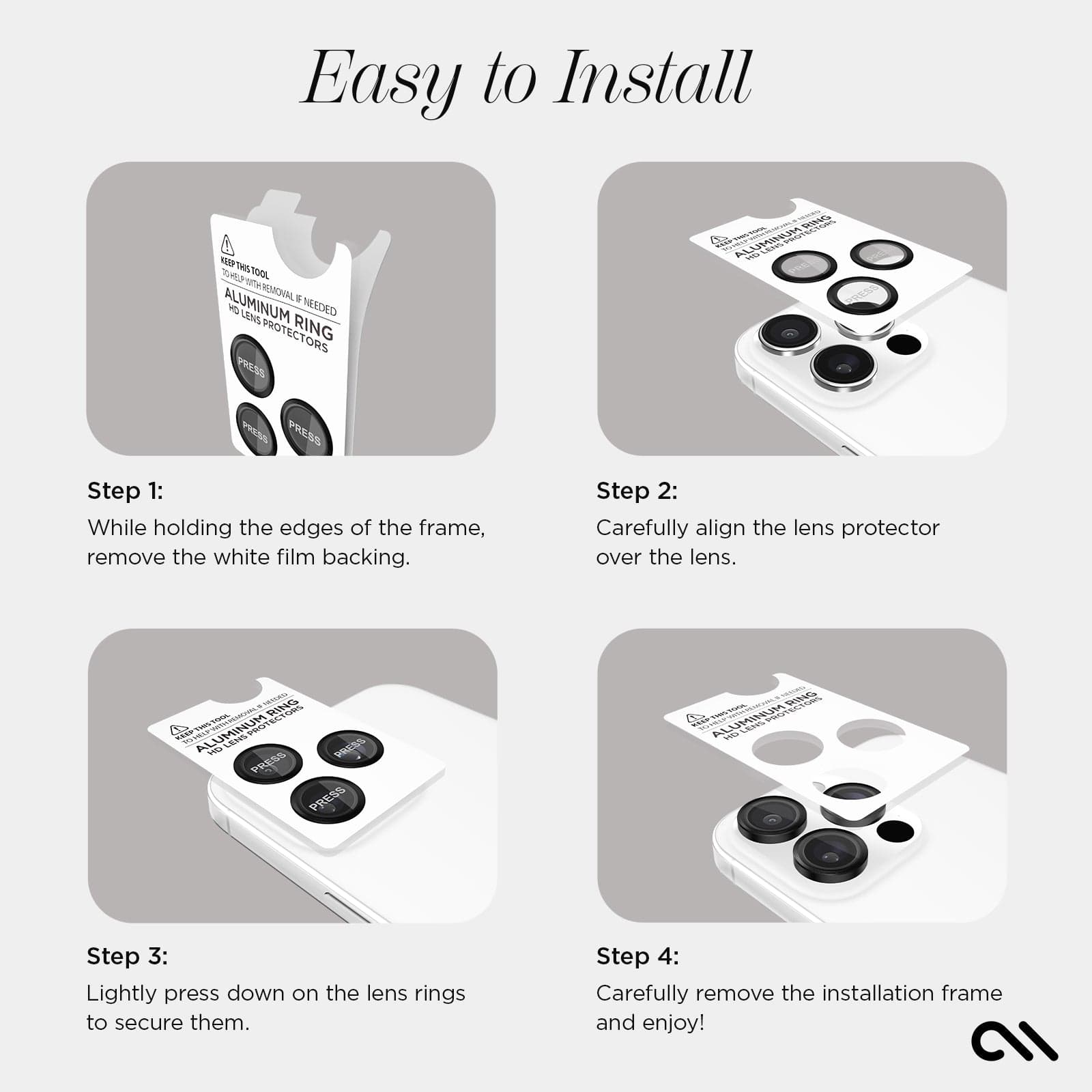 Camera Lens Protector - iPhone 16 Pro / 16 Pro Max