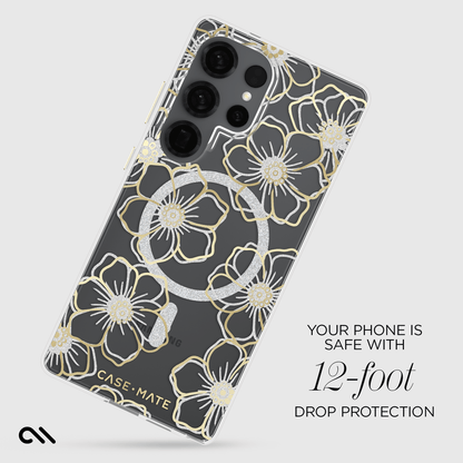 Floral Gems with Magnet- Galaxy S25 Ultra