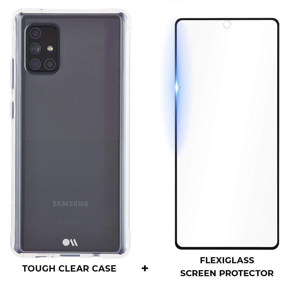 Tough Clear Case + Screen Protector - Galaxy A71 5G
