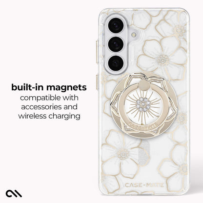 Floral Gems with Magnet - Galaxy S26+