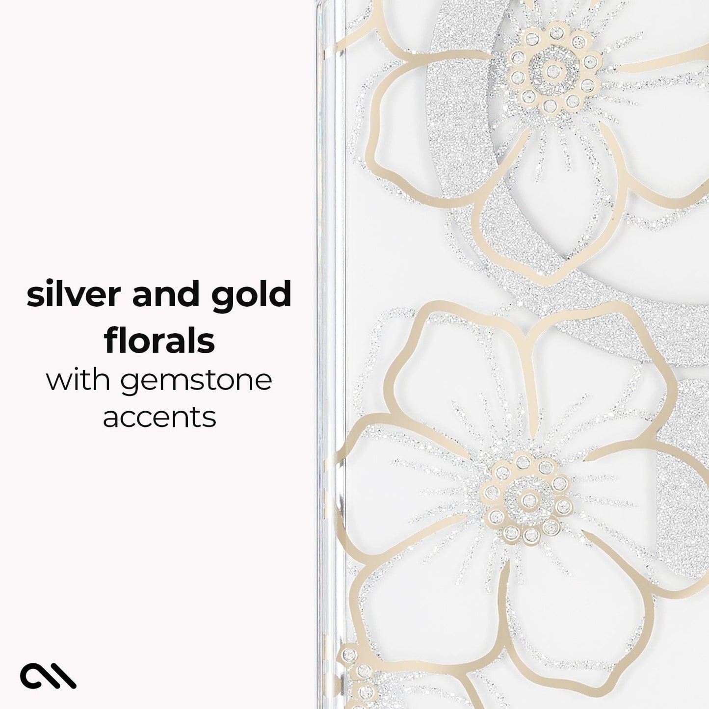 Floral Gems with Magnet - Galaxy S26 Ultra