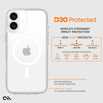 Tough D3O® Clear MagSafe - iPhone 16