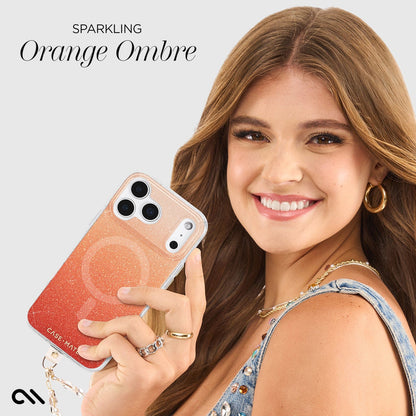 Sheer Twinkle Orange Ombré MagSafe - iPhone 17 Pro