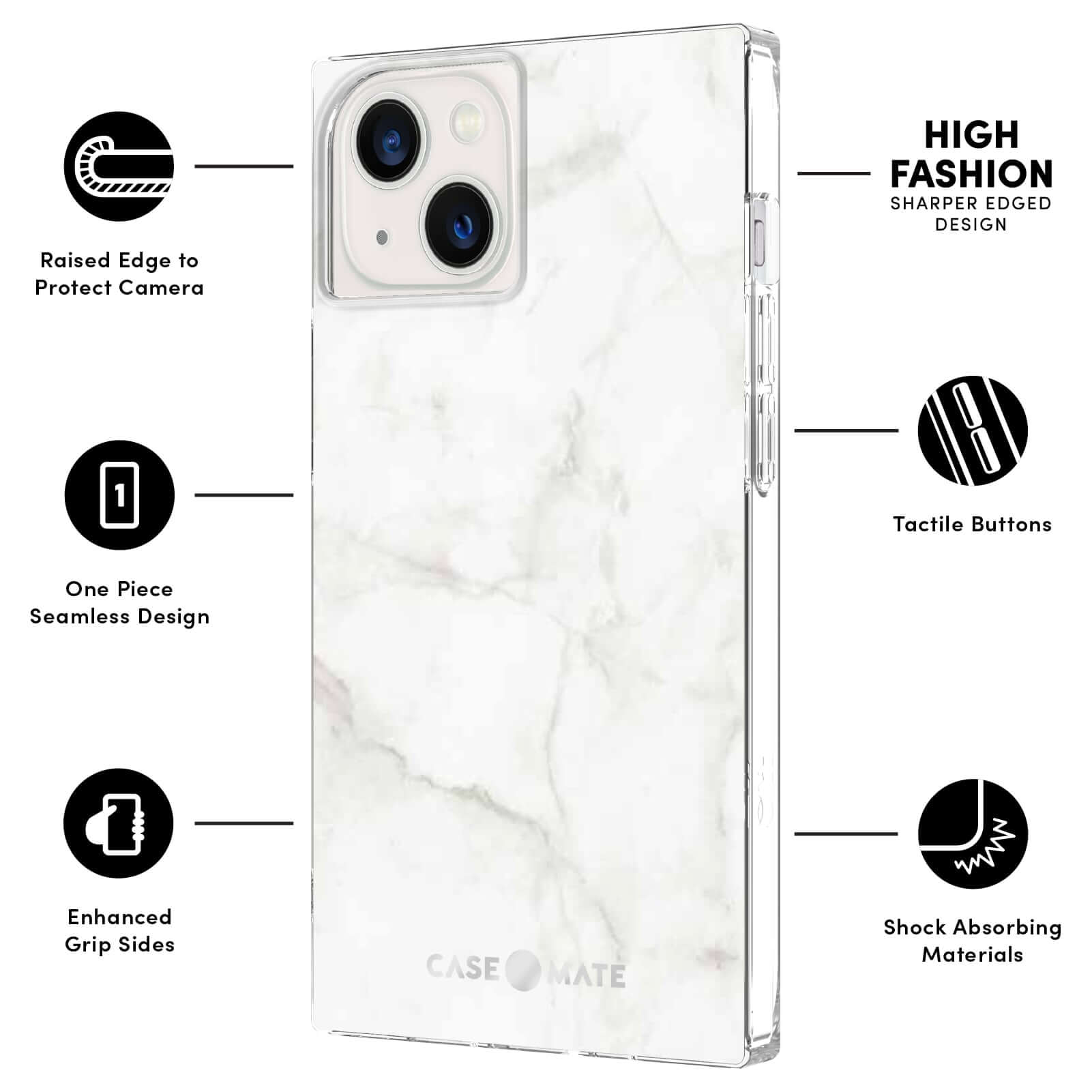 BLOX (White Marble) - iPhone 13