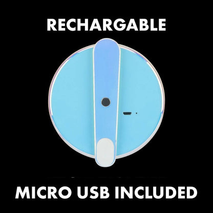 Light Up Handheld Mirror (Iridescent) - Makeup Mirrors