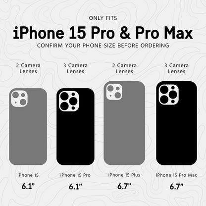 Pelican Camera Lens Protector Black - iPhone 15 Pro / 15 Pro Max