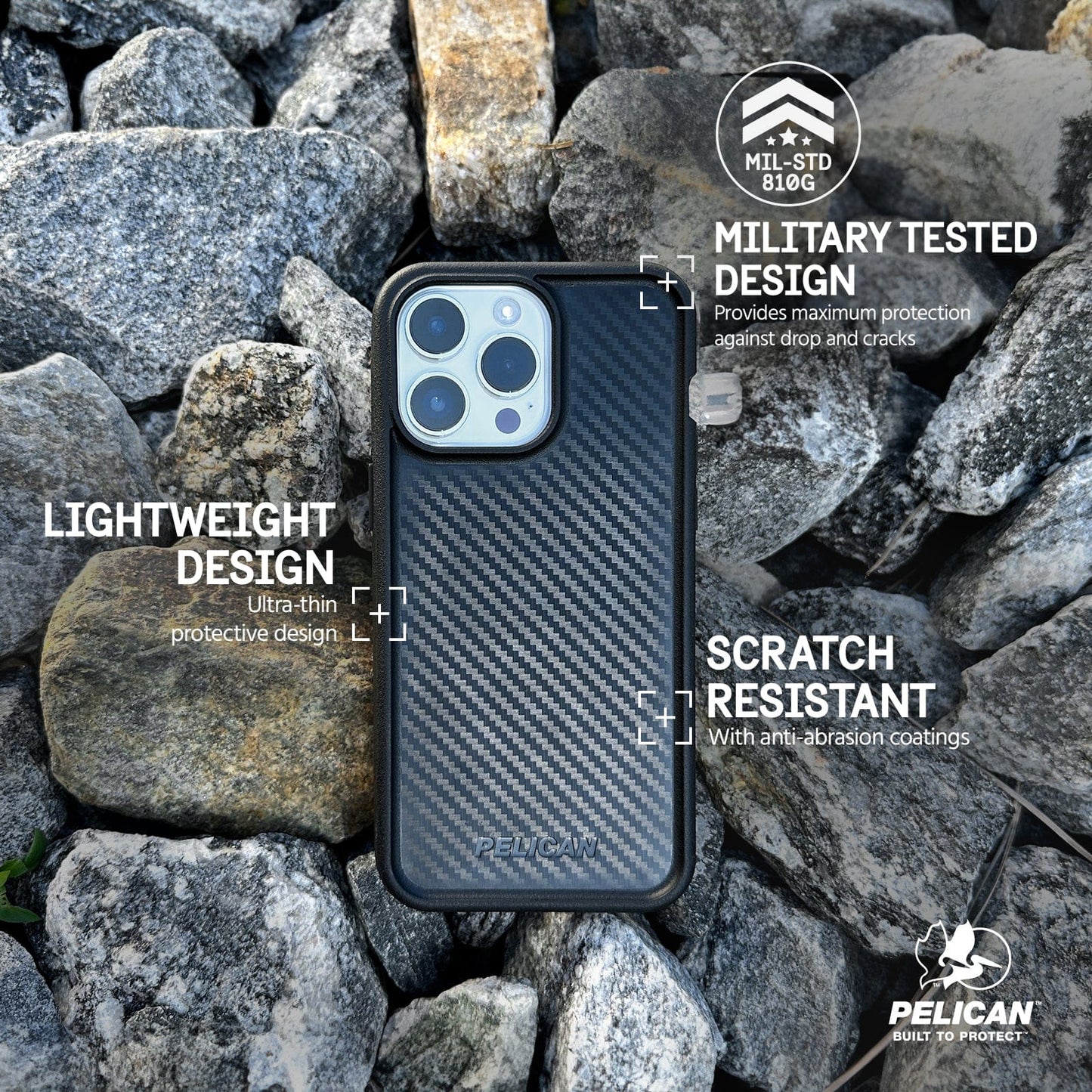 Pelican Protector Carbon MagSafe - iPhone 15 Pro
