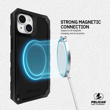 Pelican Shield Brushed Aluminum MagSafe - iPhone 15