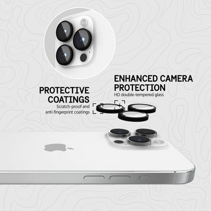 Pelican Camera Lens Protector Black - iPhone 15 Pro / 15 Pro Max