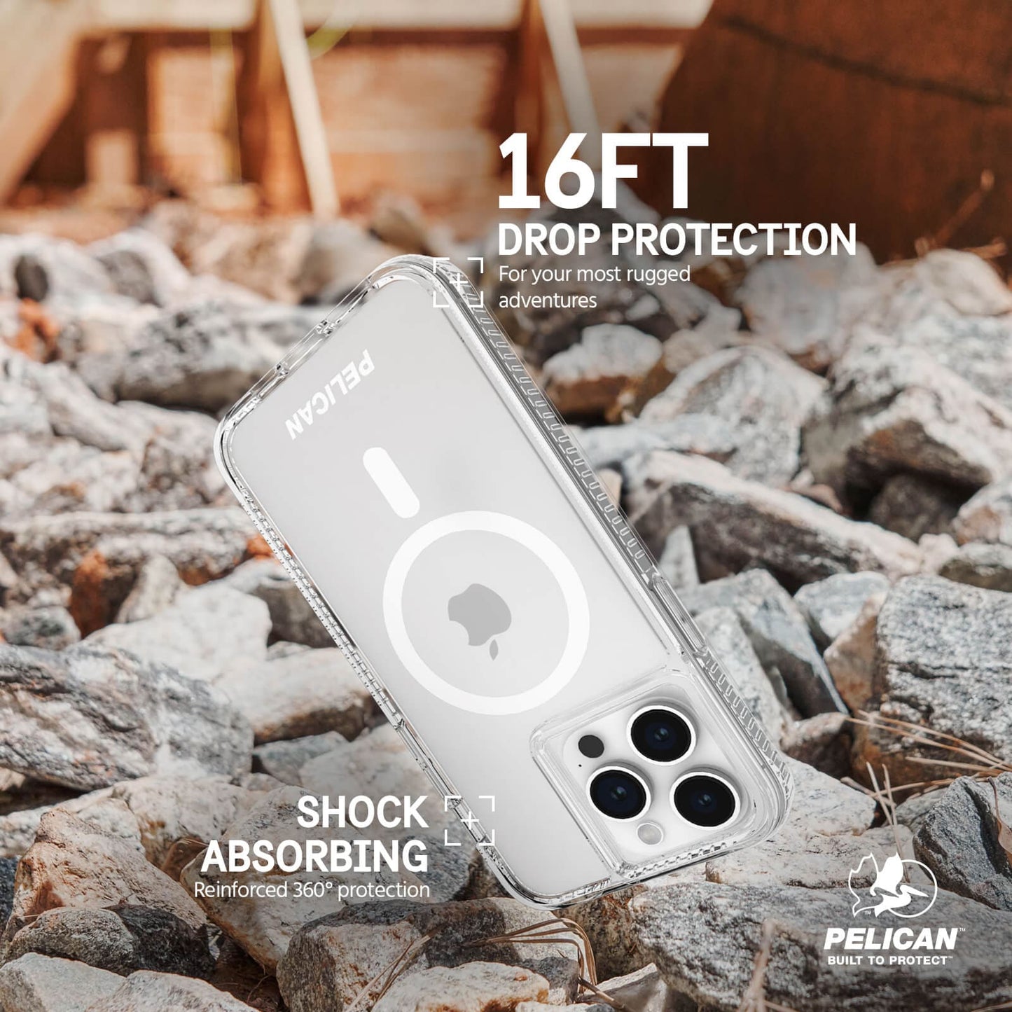 Pelican Protector Clear MagSafe - iPhone 15 Pro
