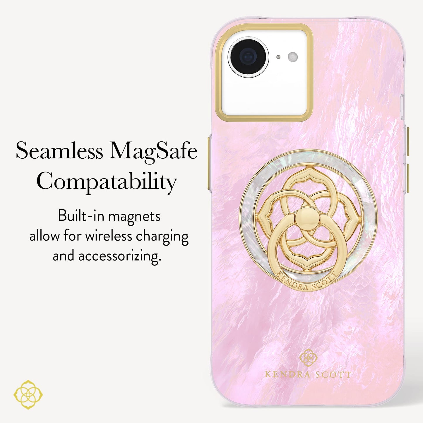 Kendra Scott Pink Pearl MagSafe - iPhone 17e/16e