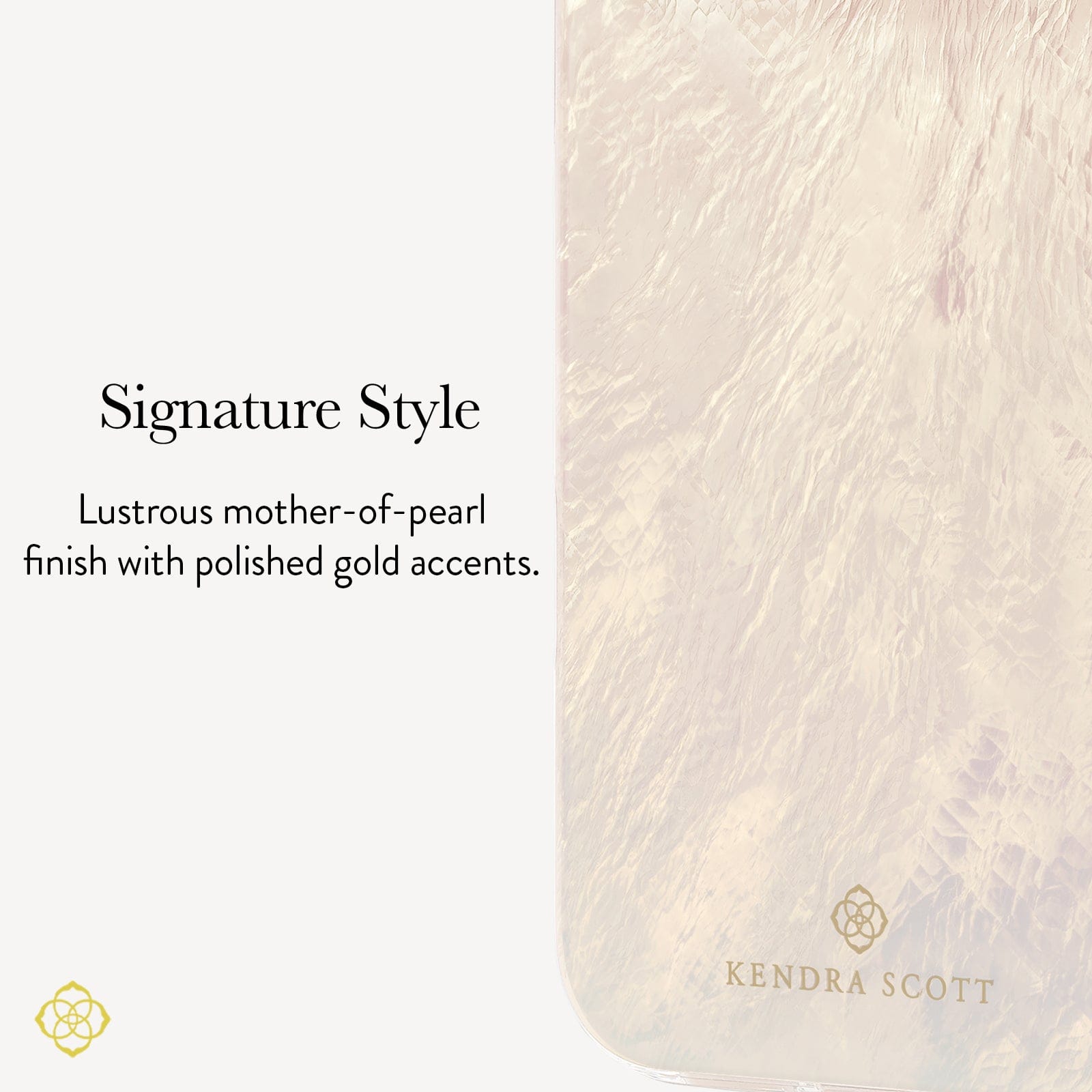 Kendra Scott Cream Pearl MagSafe - iPhone 17 Pro