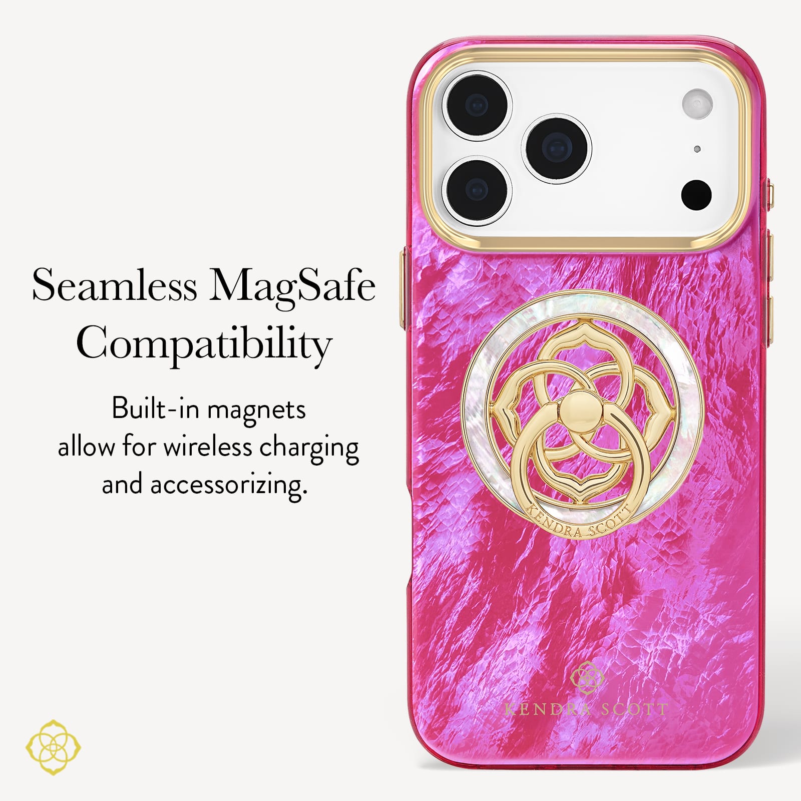 Kendra Scott Raspberry Pearl MagSafe - iPhone 17 Pro Max