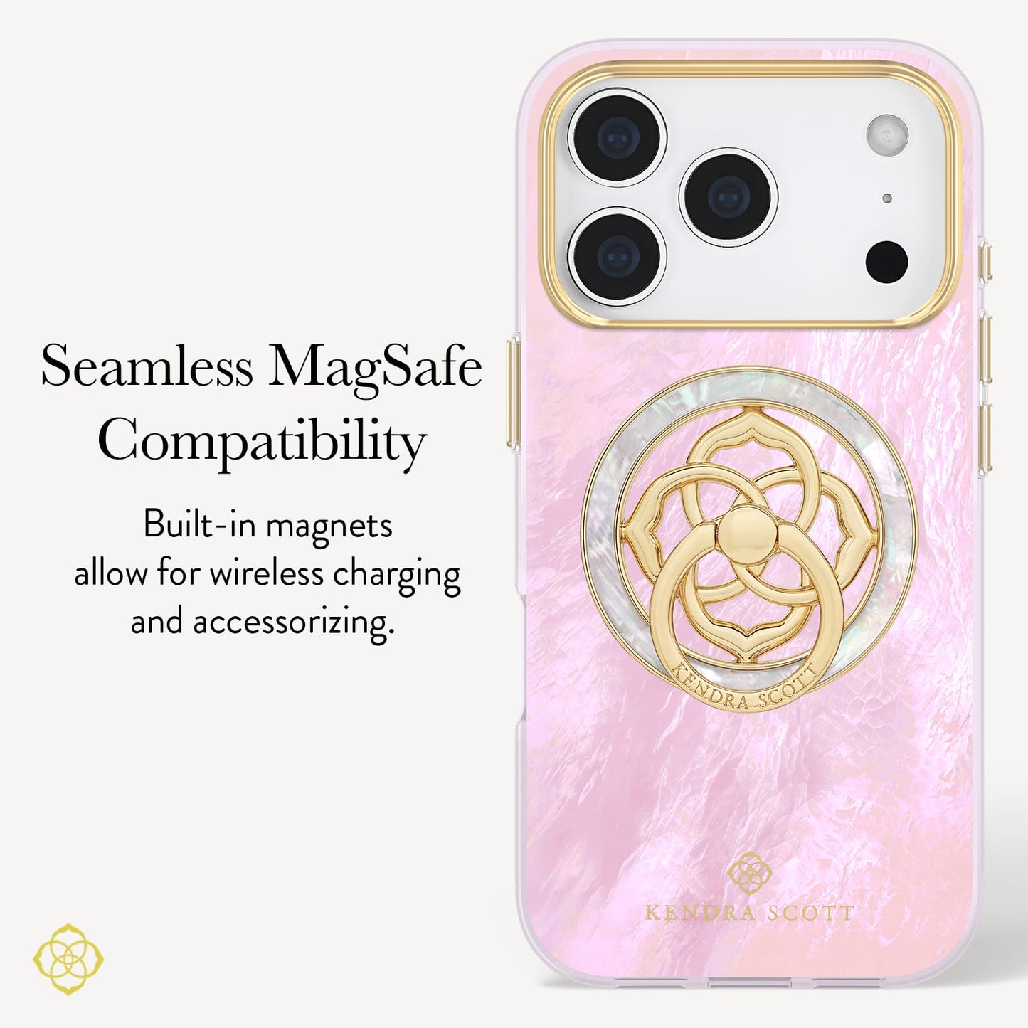 Kendra Scott Pink Pearl MagSafe - iPhone 17 Pro