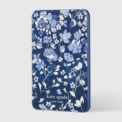 kate spade new york Flowerbed Blue MagSafe Portable Charger